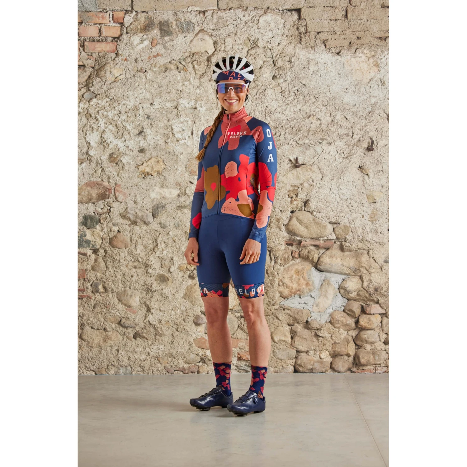 Maloja AmiataM. Women's Roadbike Short Tights - Midnight Primrose 8745 5 Maloja AmiataM. Women's Roadbike Short Tights - Midnight Primrose 8745 - Image 3