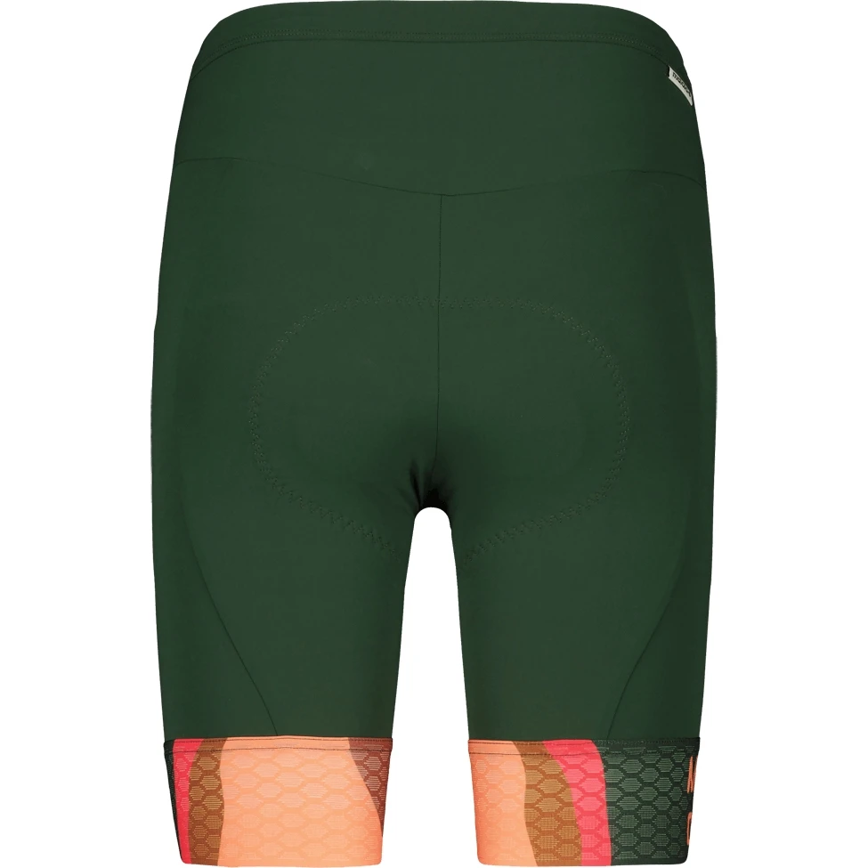 Maloja AmiataM. Women's Roadbike Short Tights - Fir Rainbow 8730 4 Maloja AmiataM. Women's Roadbike Short Tights - Fir Rainbow 8730 - Image 2