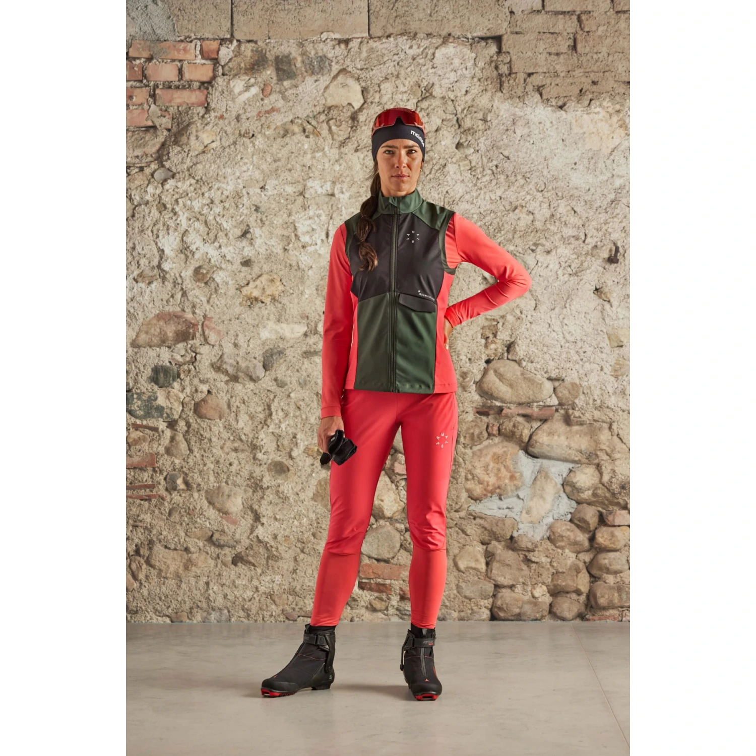 Maloja ArayaM. Women's Nordic Hybrid Softshell Pants - Moonless 0817 5 Maloja ArayaM. Women's Nordic Hybrid Softshell Pants - Moonless 0817 - Image 3