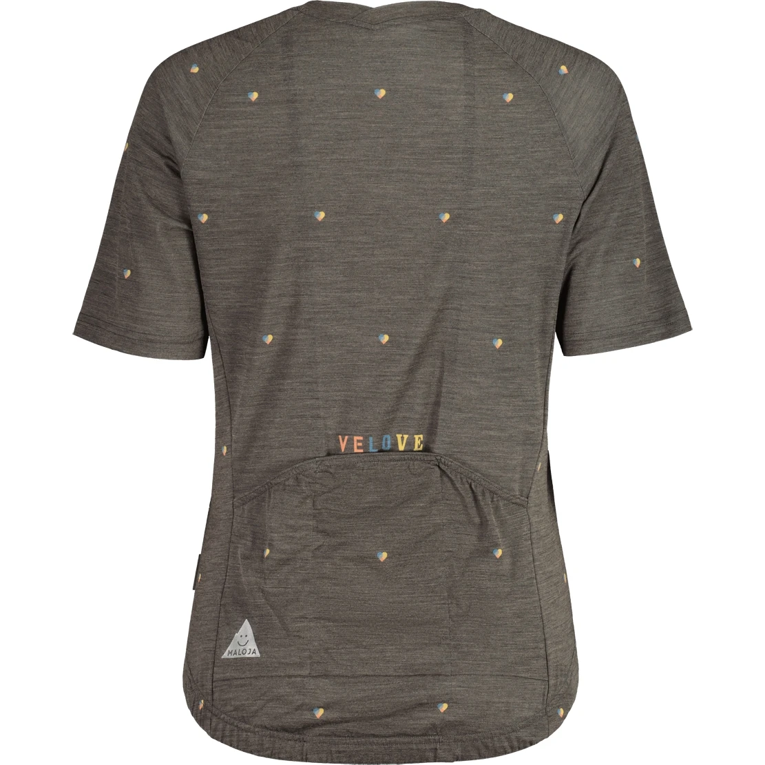 Maloja BagniM. Gravel Women's Jersey - Moonless Hearts 8495 4 Maloja BagniM. Gravel Women's Jersey - Moonless Hearts 8495 - Image 2