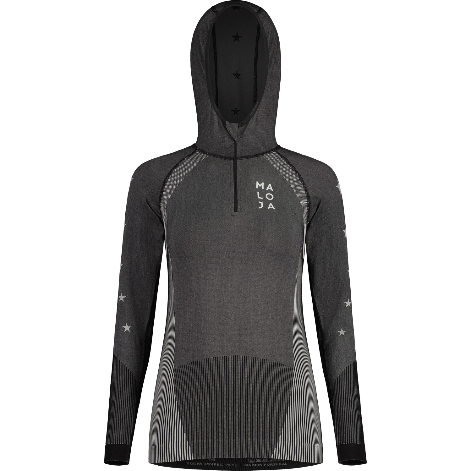 Maloja BlaumeiseM. Nordic Freeknit Women's Shirt - Moonless 0817 3 Maloja BlaumeiseM. Nordic Freeknit Women's Shirt - Moonless 0817