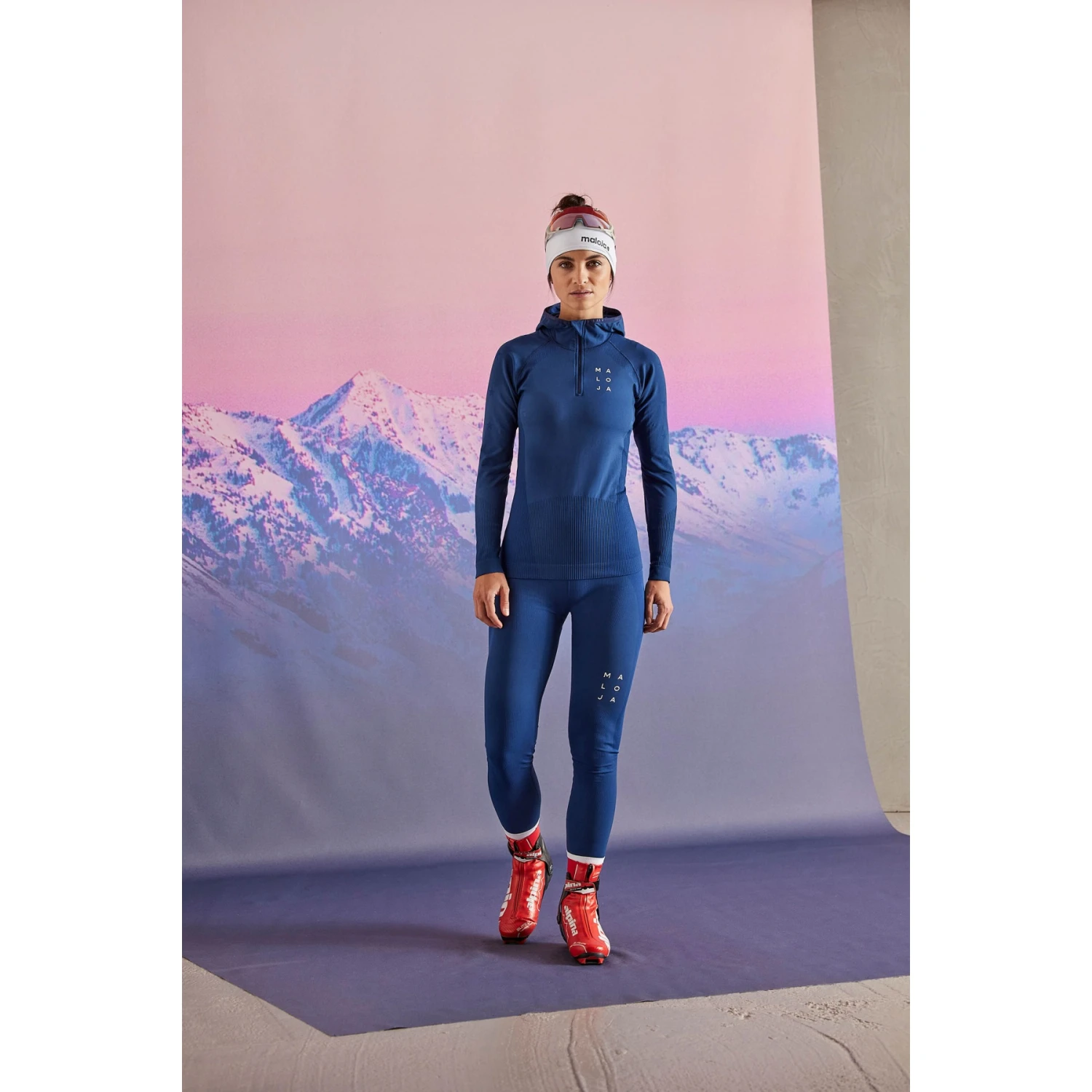 Maloja BlaumeiseM. Nordic Freeknit Women's Shirt - Moonless 0817 5 Maloja BlaumeiseM. Nordic Freeknit Women's Shirt - Moonless 0817 - Image 3