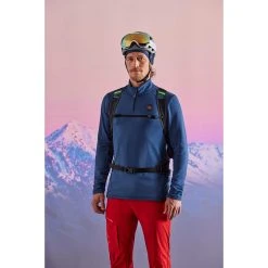 Maloja CesarM. Mountain Fleece Longsleeve Shirt - Midnight 8581 -Maloja Outdoor maloja cesarm mountain fleece longsleeve shirt midnight 8581 1 1309260