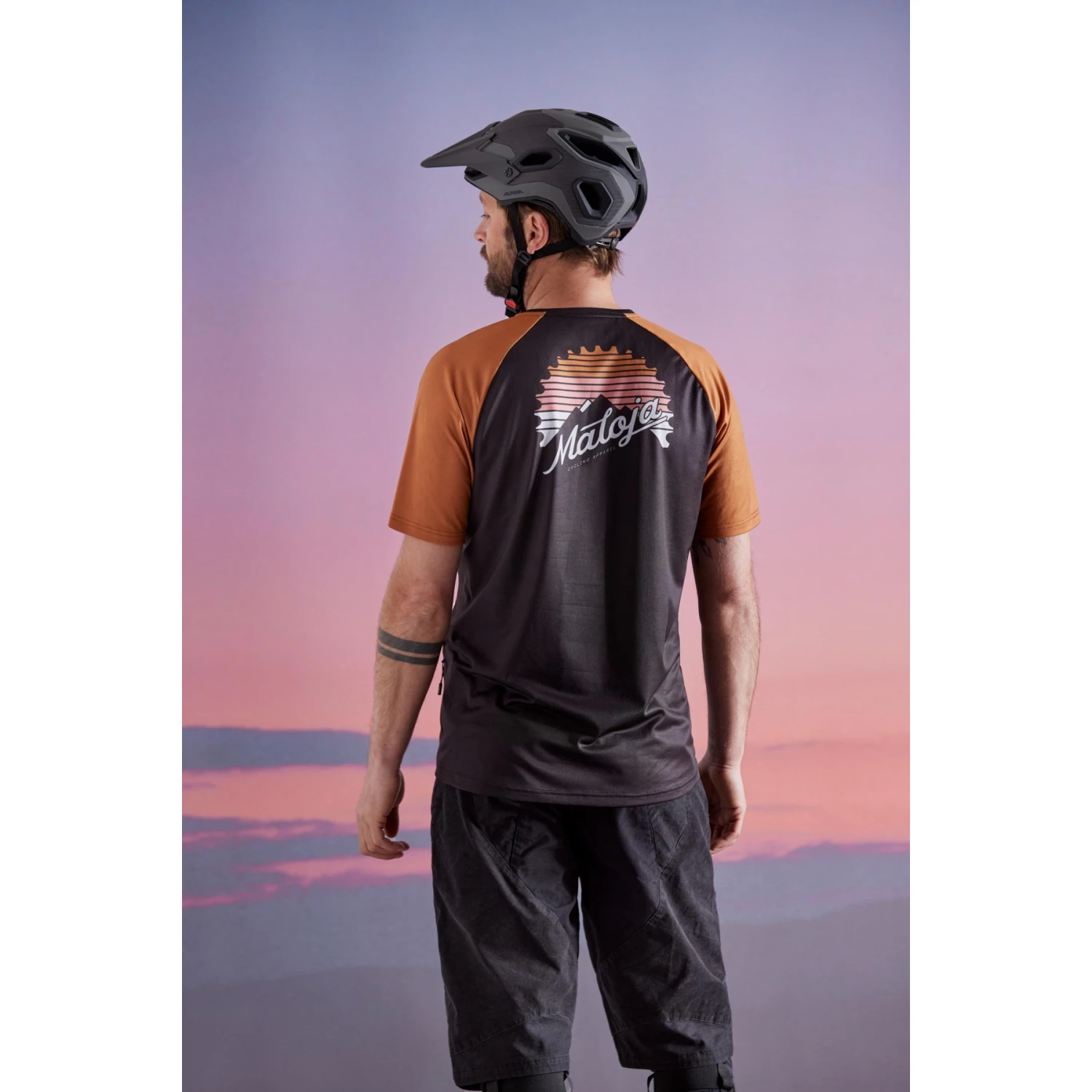 Maloja DentroM. Multi Tee - Rosewood Multi 8653 5 Maloja DentroM. Multi Tee - Rosewood Multi 8653 - Image 3