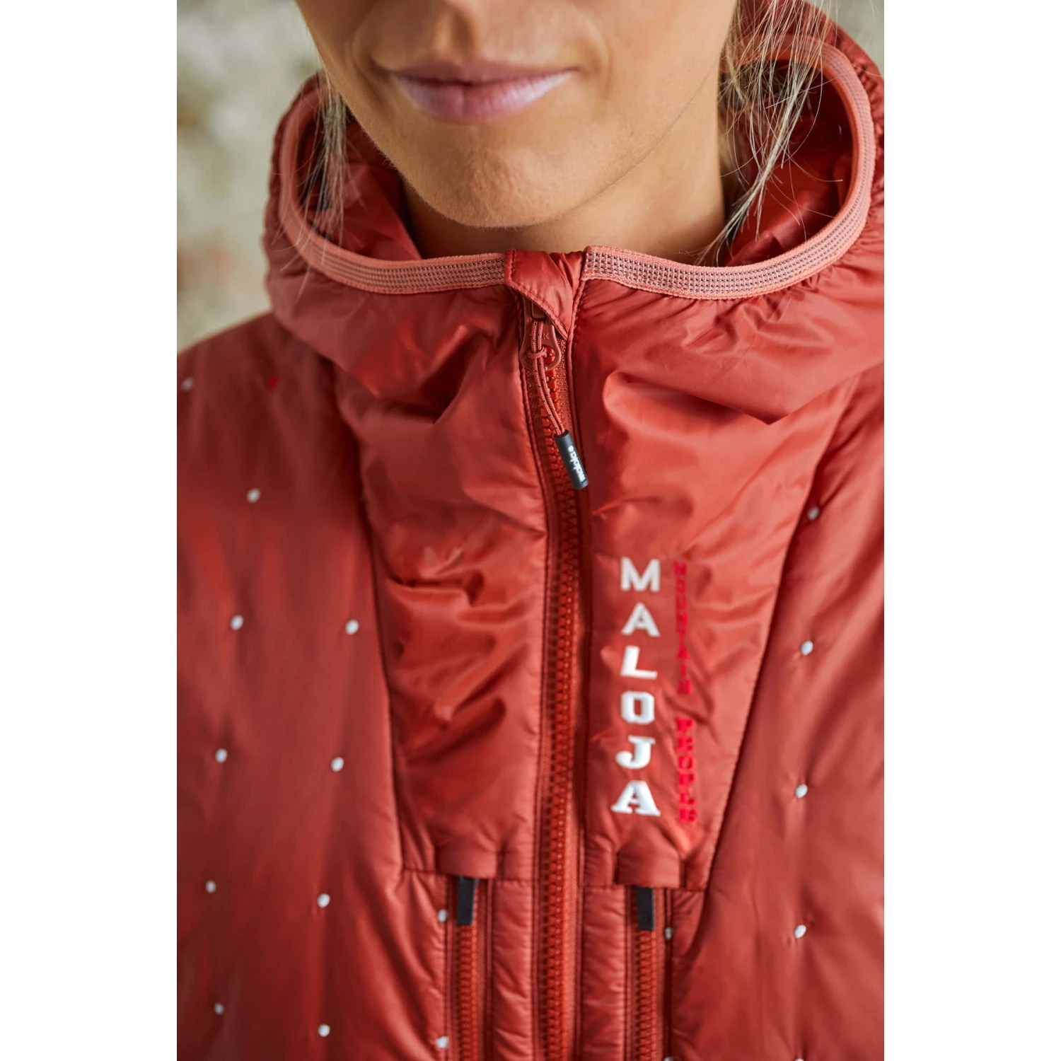 Maloja FalkensteinM. Women's Alpine Puffer Jacket - Moonless 0817 8 Maloja FalkensteinM. Women's Alpine Puffer Jacket - Moonless 0817 - Image 6