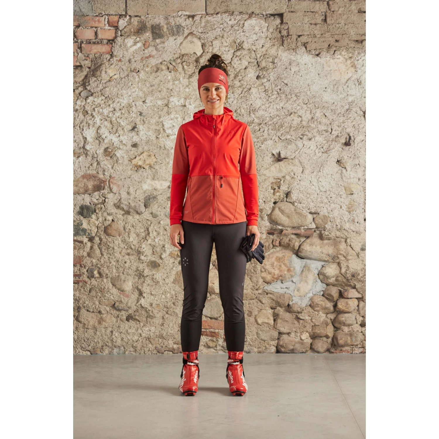 Maloja FlaasM. Nordic Hybrid Women's Tights - Moonless 0817 6 Maloja FlaasM. Nordic Hybrid Women's Tights - Moonless 0817 - Image 4