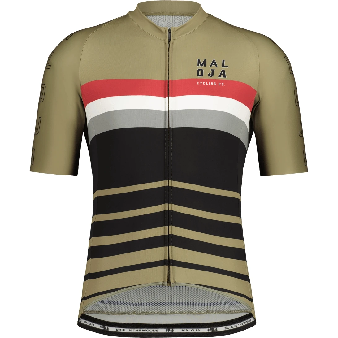 Maloja FurglerM. Roadbike Jersey - Oak Stripe 8763 3 Maloja FurglerM. Roadbike Jersey - Oak Stripe 8763