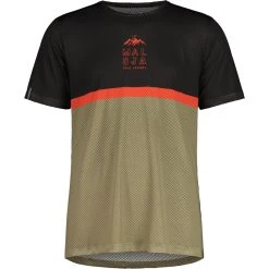 Maloja GordesM. 1/2 Trail Running Tee - Moonless Multi 0821