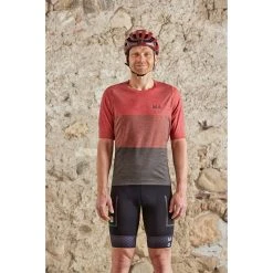 Maloja JezerskoM. Gravel Jersey - Oak Multi 8762 -Maloja Outdoor maloja jezerskom 1415131 2