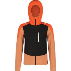 Maloja MonticellaG. Kids' Nordic Hybrid Softshell Jacket - Rosewood 8583