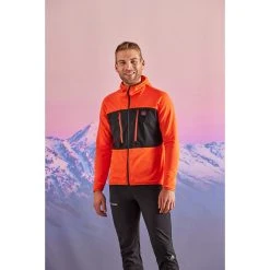 Maloja MoosM. Mountain Fleece Hybrid Jacket - Deep Sunset 8669 -Maloja Outdoor maloja moosm 1306164