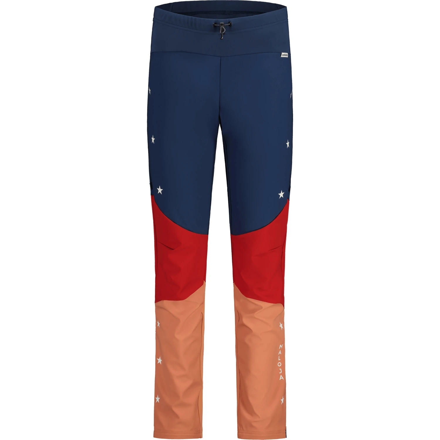 Maloja NaninaM. Nordic Hybrid Softshell Women's Pants - Regular - Midnight Multi 8618 4 Maloja NaninaM. Nordic Hybrid Softshell Women's Pants - Regular - Midnight Multi 8618 - Image 2