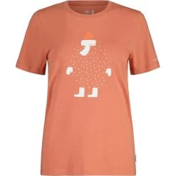 Maloja NomiM. Organic Cotton Tee Women - Rosewood 8583