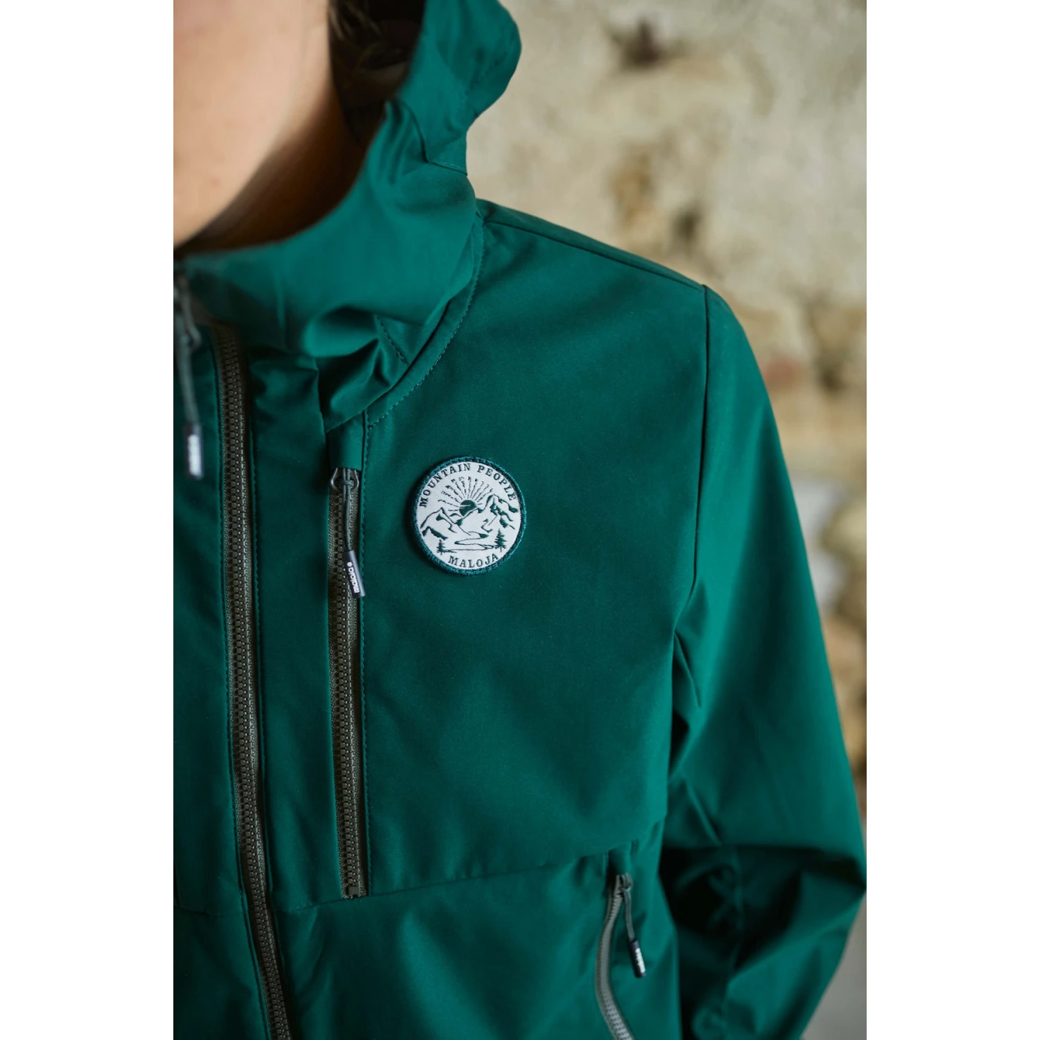 Maloja OvaroM. Women's Alpine Softshell Jacket - Midnight Multi 8618 8 Maloja OvaroM. Women's Alpine Softshell Jacket - Midnight Multi 8618 - Image 6