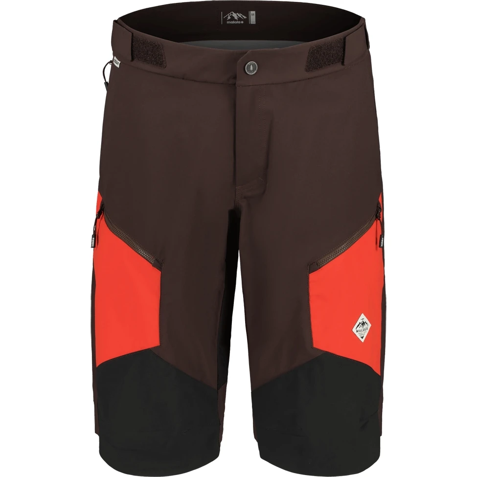 Maloja PinasM. Enduro Softshell Shorts - Chocolate Multi 8785 3 Maloja PinasM. Enduro Softshell Shorts - Chocolate Multi 8785