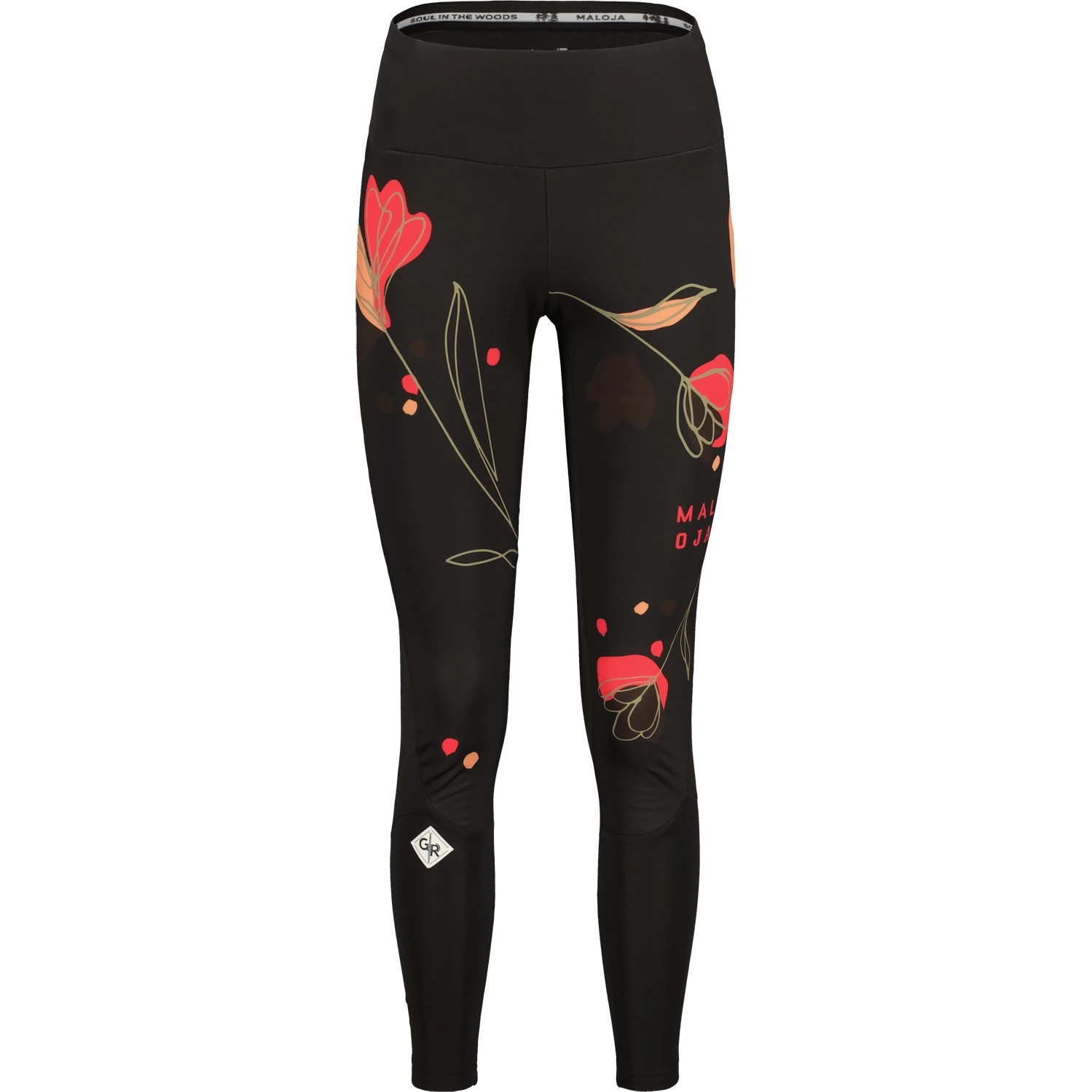 Maloja RaukeM. Adventure Thermal Hybrid Women's Tights - Moonless Alpflower 8749 3 Maloja RaukeM. Adventure Thermal Hybrid Women's Tights - Moonless Alpflower 8749