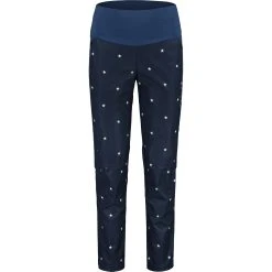 Maloja RobinieM. Printed Nordic Hybrid Women's Softshell Pants - Midnight Stars 8810