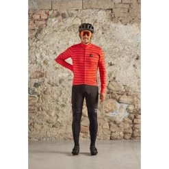 Maloja SalseraM. Cycle Jacket - Fire Red Stripe 8801 -Maloja Outdoor maloja salseram 1531094 1