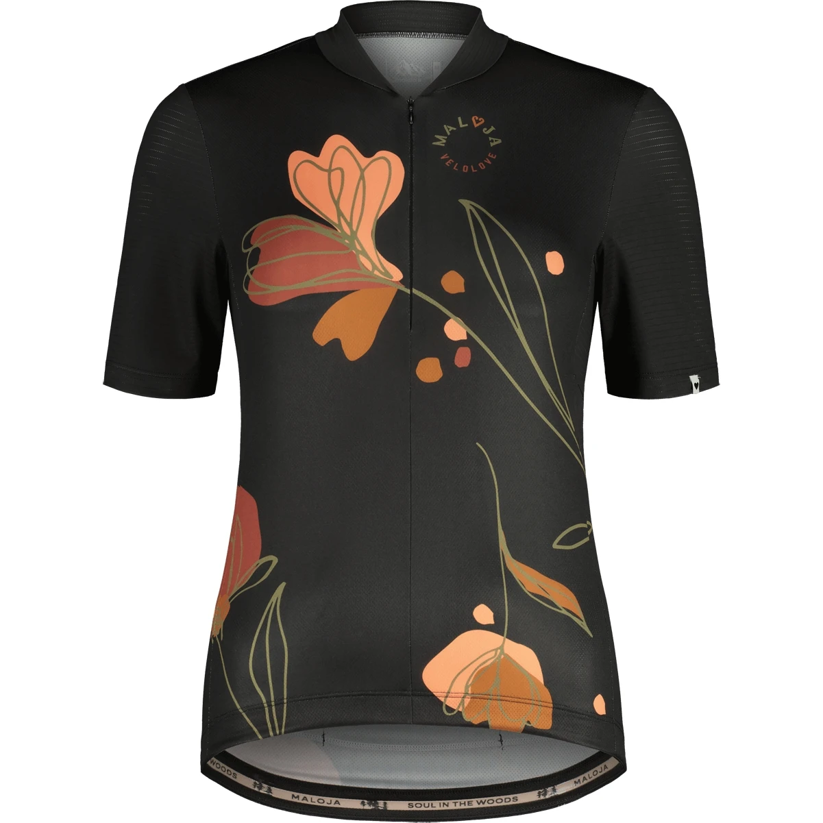 Maloja SarsteinM. 1/2 Cycle Women's Jersey - Moonless Alpflower 8749 3 Maloja SarsteinM. 1/2 Cycle Women's Jersey - Moonless Alpflower 8749