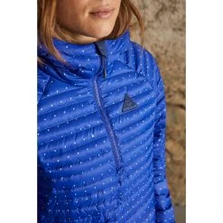 Maloja SeekareckM. Light Adventure ReDown Women's Hoody - Bright Cobalt Dotgrid 8779 -Maloja Outdoor maloja seekareckm 1531149