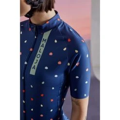 Maloja SimilaunM. 1/2 Women's Jersey - Shade Pastel Leaves 8655 -Maloja Outdoor maloja similaunm 1176078