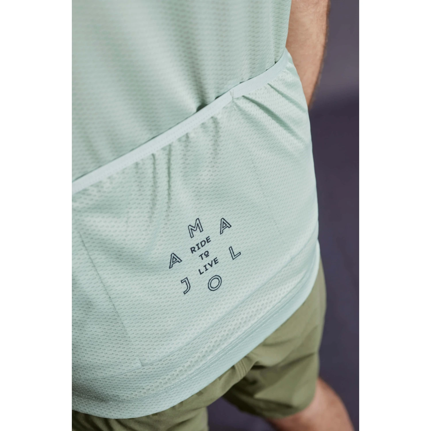 Maloja TeseroM. 1/2 Jersey - Moss 0560 7 Maloja TeseroM. 1/2 Jersey - Moss 0560 - Image 5