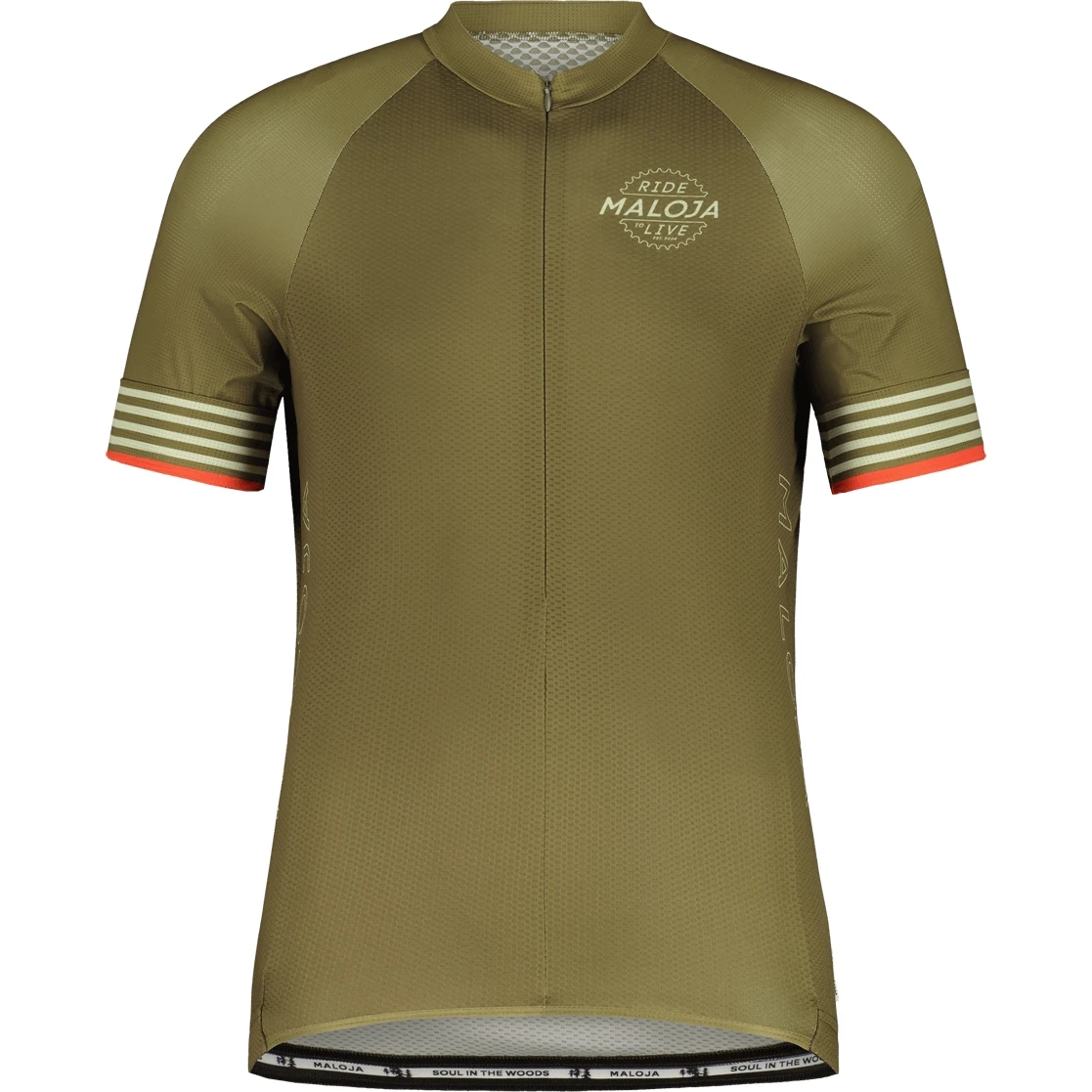 Maloja TeseroM. 1/2 Jersey - Moss 0560 3 Maloja TeseroM. 1/2 Jersey - Moss 0560