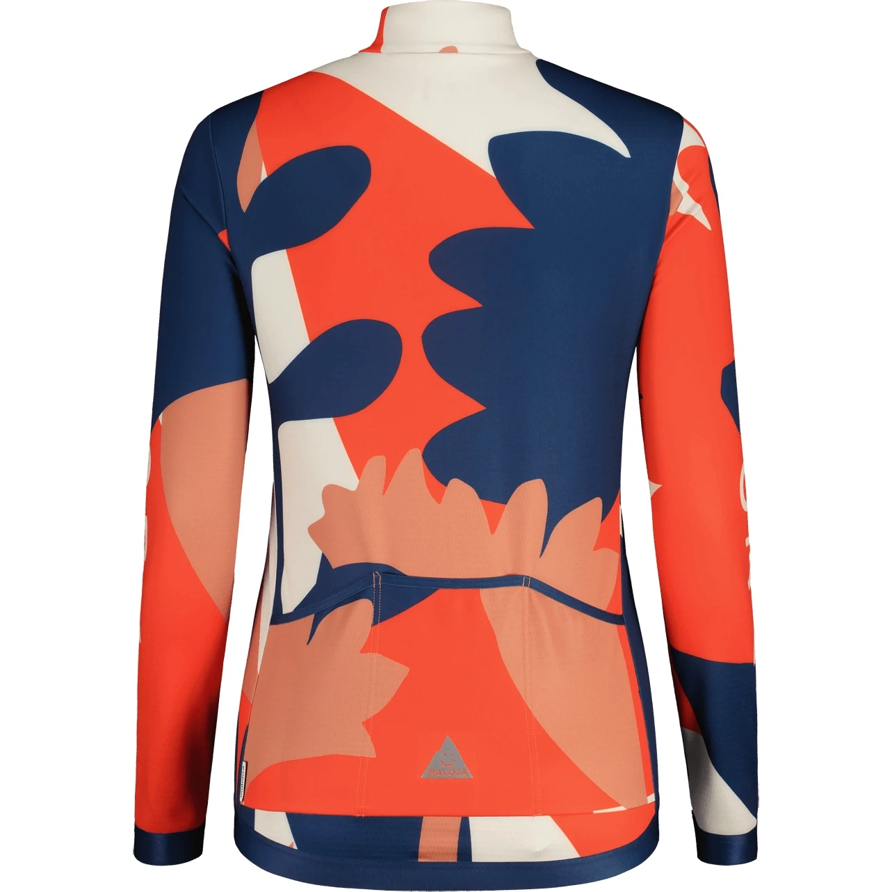 Maloja ToadstoolM. 1/1 Women's Cycle Jacket - Midnight Pastel Leaves 8619 4 Maloja ToadstoolM. 1/1 Women's Cycle Jacket - Midnight Pastel Leaves 8619 - Image 2