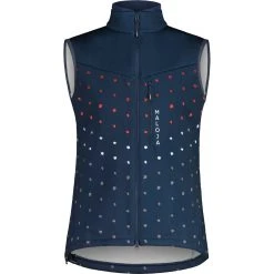 Maloja TozzagoM. Cycle Thermal Windblock Vest - Midnight Dot 8610