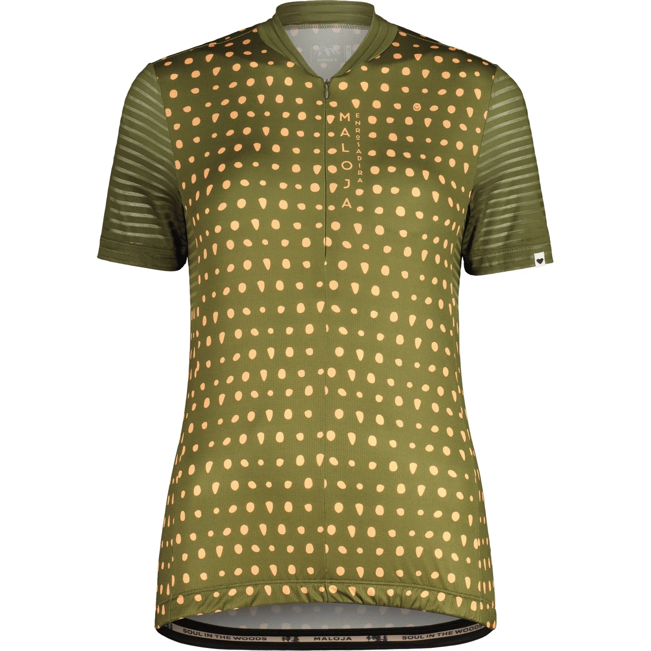 Maloja TrentinoM. 1/2 Women's Jersey - Moss 0560 3 Maloja TrentinoM. 1/2 Women's Jersey - Moss 0560