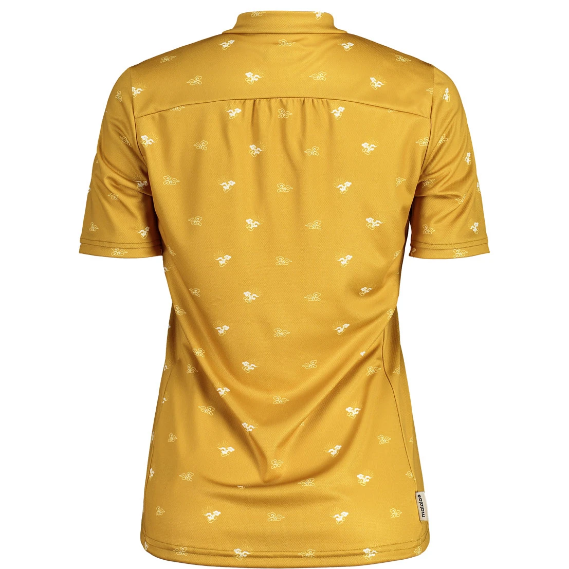 Maloja TschittaM. All Mountain 1/2 Short Sleeve All Mountain Shirt Women's - Golden Sun Cloud 8351 4 Maloja TschittaM. All Mountain 1/2 Short Sleeve All Mountain Shirt Women's - Golden Sun Cloud 8351 - Image 2
