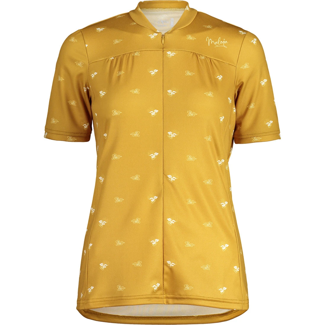 Maloja TschittaM. All Mountain 1/2 Short Sleeve All Mountain Shirt Women's - Golden Sun Cloud 8351 3 Maloja TschittaM. All Mountain 1/2 Short Sleeve All Mountain Shirt Women's - Golden Sun Cloud 8351