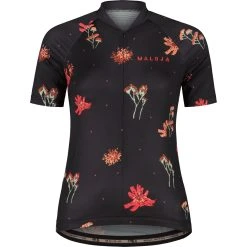 Maloja VanilM. AOP 1/2 Cycle Women's Jersey - Moonless 0817