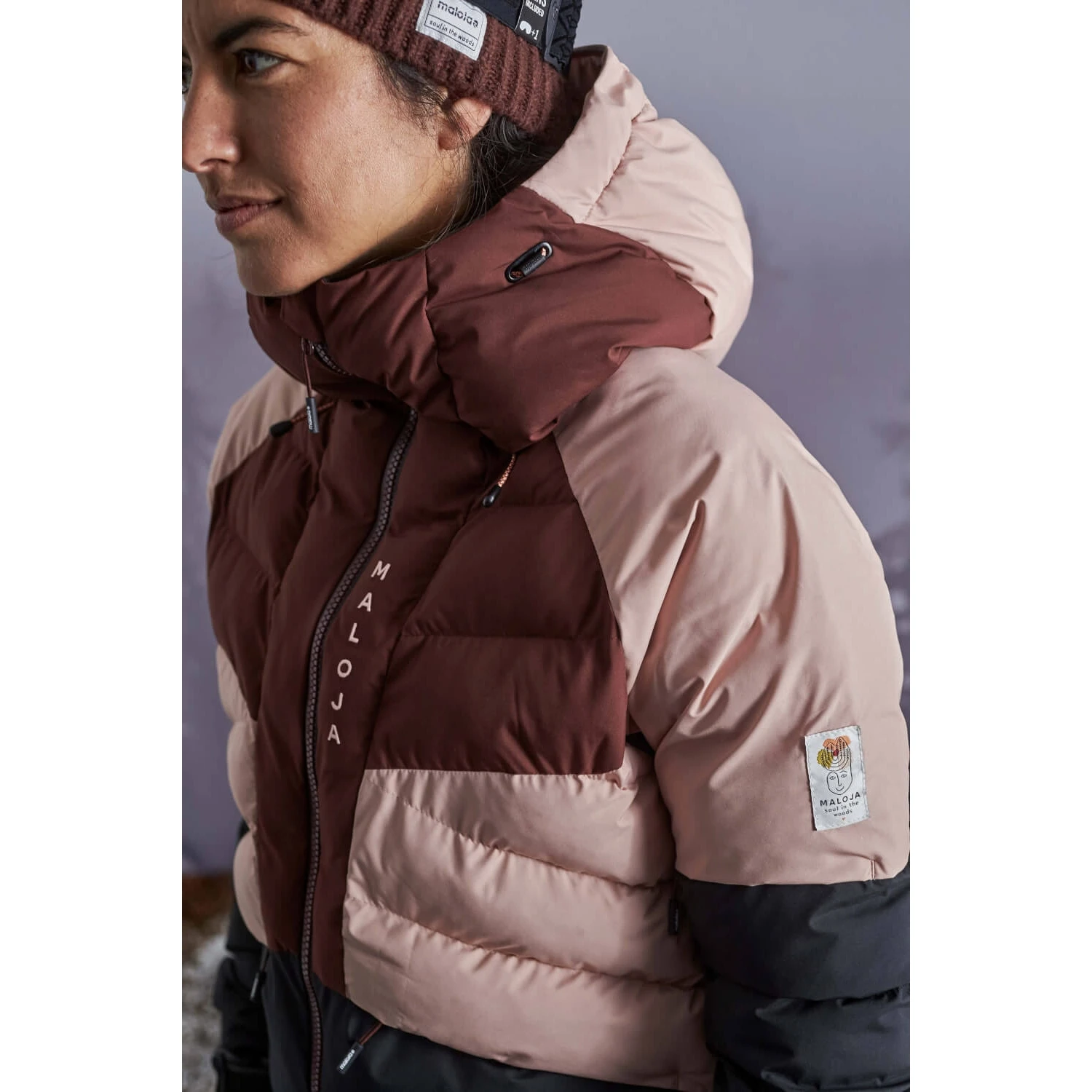 Maloja WaldkauzM. Women's Alpine ReDown Jacket - Moonless 0817 32103 8 Maloja WaldkauzM. Women's Alpine ReDown Jacket - Moonless 0817 32103 - Image 6