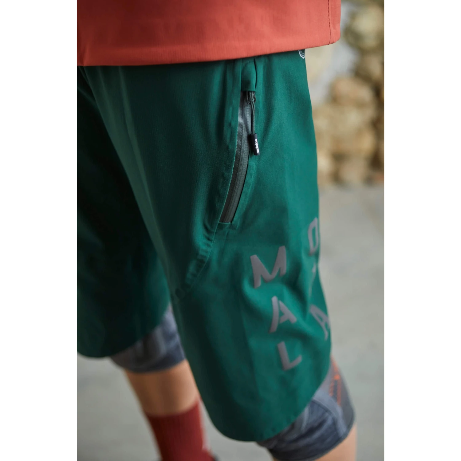 Maloja ZebruM. Women's Bad Weather Bike Shorts - Fir 8673 6 Maloja ZebruM. Women's Bad Weather Bike Shorts - Fir 8673 - Image 4