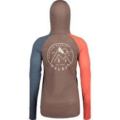 Maloja ZordoM. Mountain Midlayer Longsleeve Shirt - Chocolate Multi 8785 -Maloja Outdoor maloja zordom 1531720